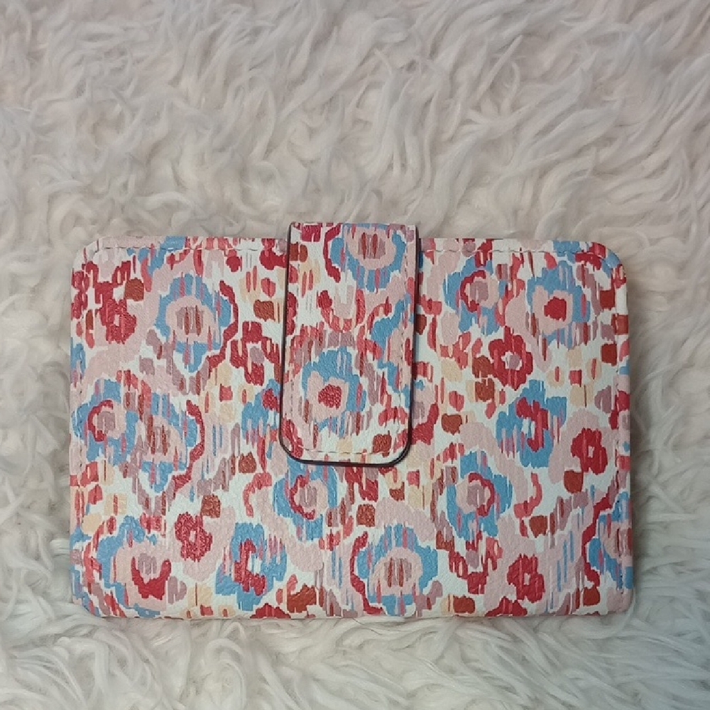 Sonoma Red and Blue Patterned Wallet